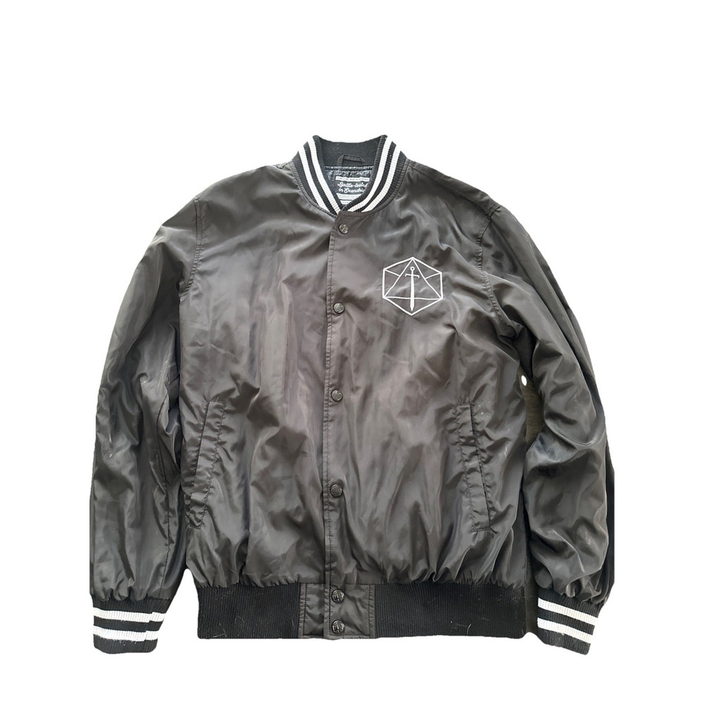 Rare Critical Role Official Take a Chance Roll the Dice Black Bomber Jacket Med